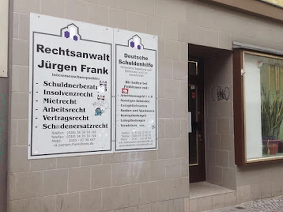 Rechtsanwalt J. Frank, Familienrecht, Sozialrecht, Insolvenzrecht - Berlin