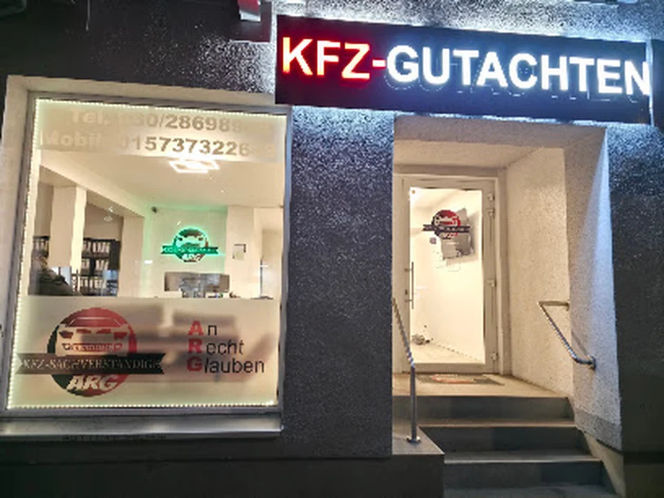 ARG Sachverständigenbüro KFZ Gutachten | Unfall Gutachten, Berlin