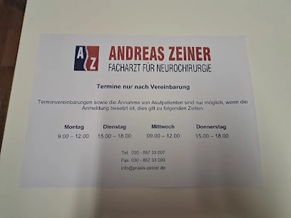 Herr Andreas Zeiner, Berlin
