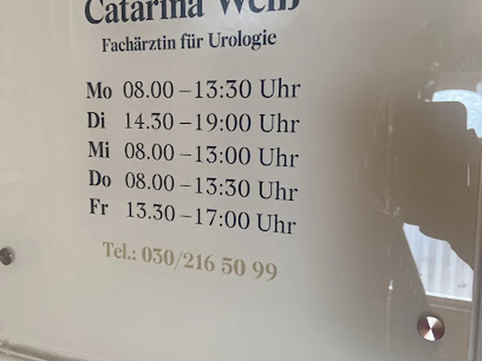 Catarina Weiß | Fachärztin für Urologie, Berlin