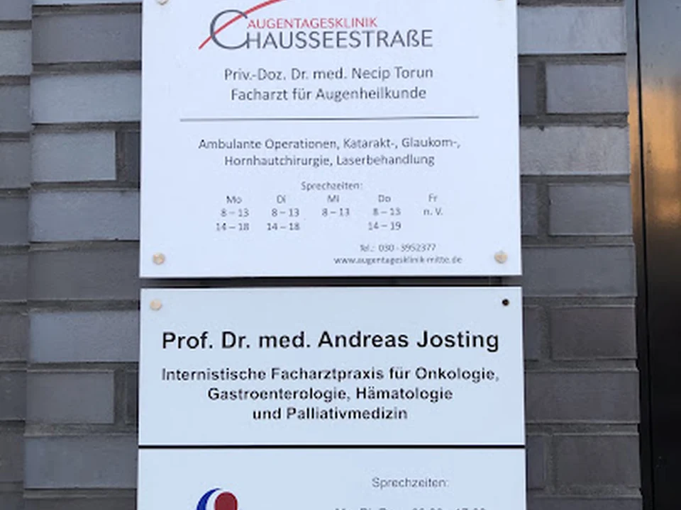 Augentagesklinik Chausseestraße, Priv.-Doz. Dr. med. Necip Torun, Berlin