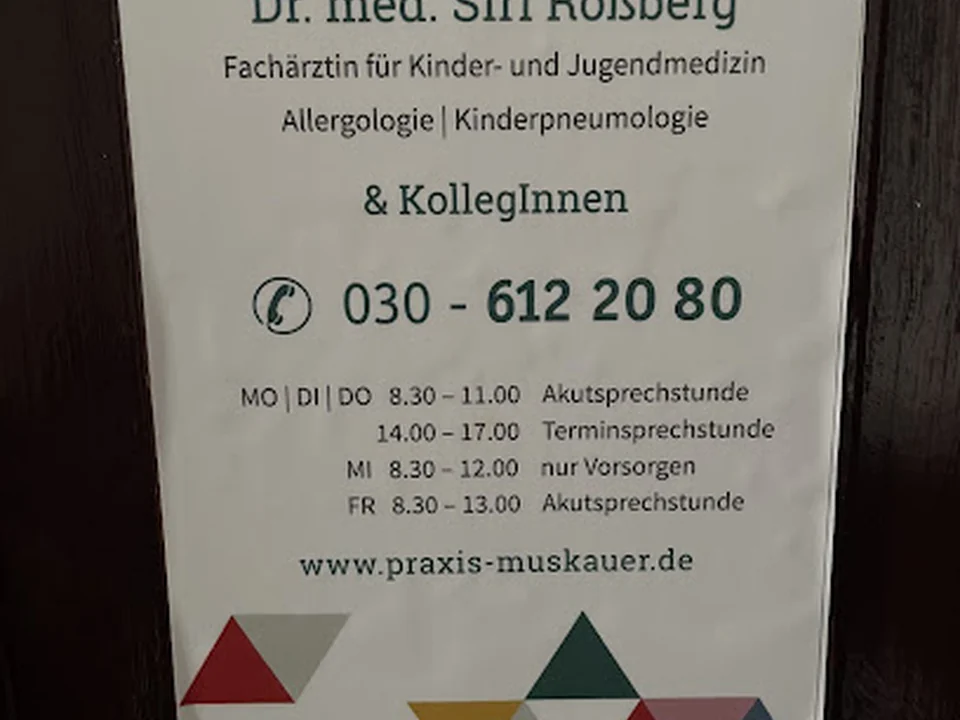 Dr. med. Siri Roßberg - Jan-Hendrik Hoffmann- Kinderpneumologie & Allergologie - Kinder- und Jugendmedizin, Berlin